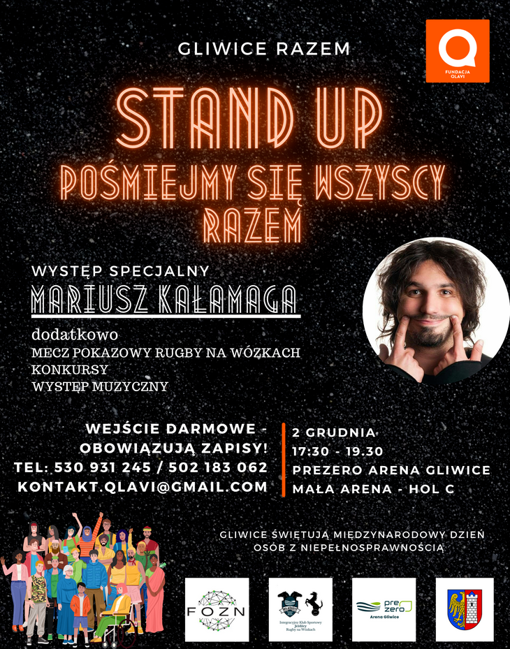 zaproszenie na Stand Up 