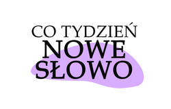 napis co tydzień nowe słowo