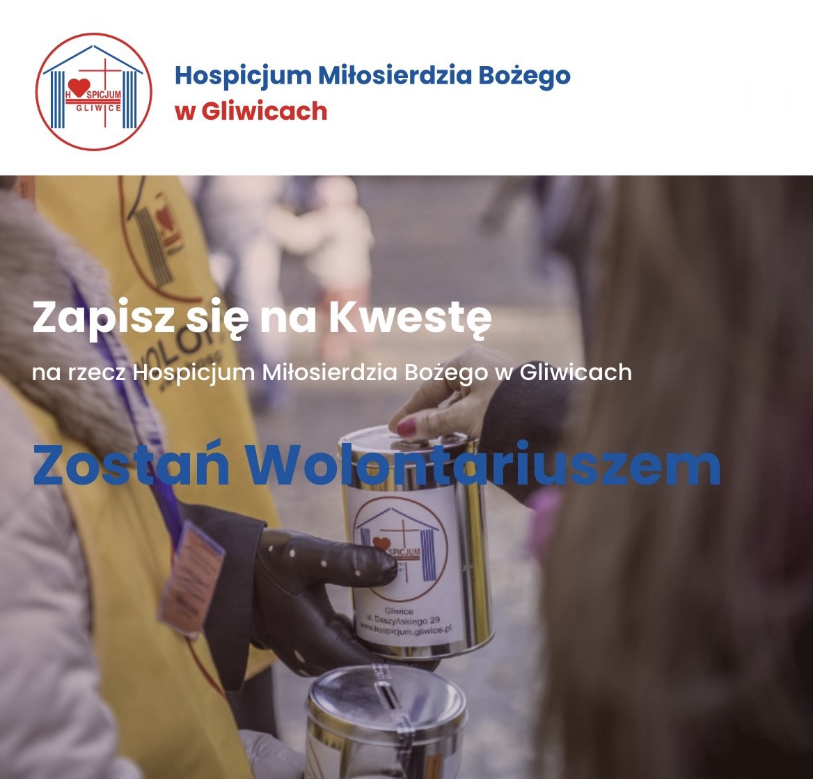 hospicjum - informacja na temat kwesty