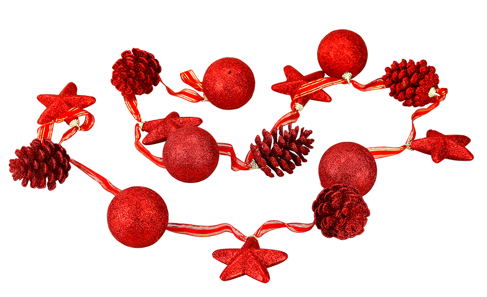 Lancuch w kolorze czerwonym