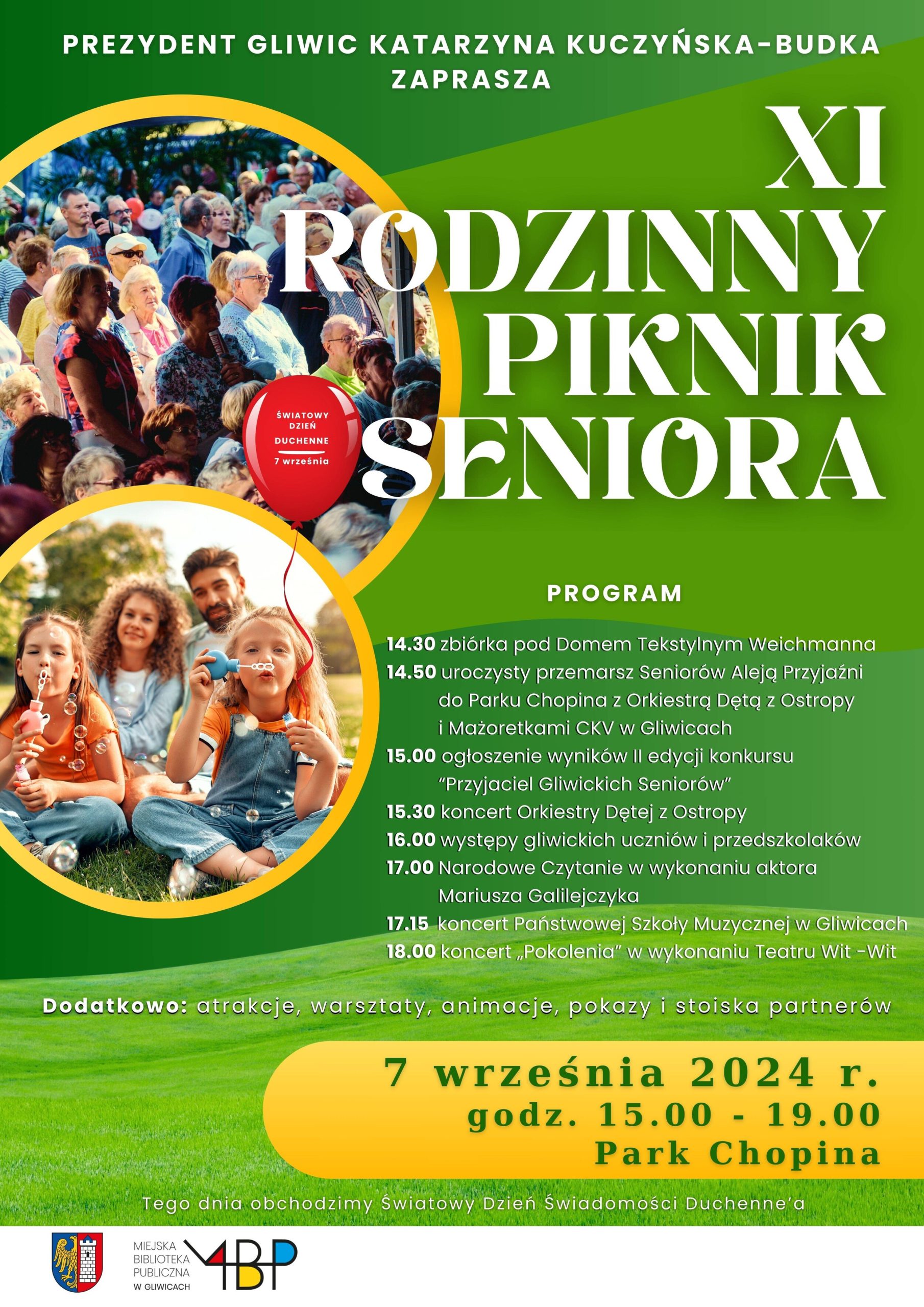 Plakat Piknik Seniora 2024